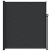 vidaXL Auvent lat&eacute;ral r&eacute;tractable noir 220x600 cm