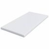 vidaXL Surmatelas Blanc 120 x 200 cm Tissu Jacquard