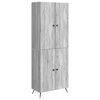 vidaXL Ensemble de Meubles 2 pcs Sonoma gris Bois d'ing&eacute;nierie