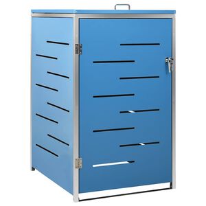 vidaXL Abri pour poubelle 69x77,5x115 cm Inox