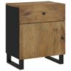 vidaXL Table de chevet 50x33x60 cm Bois de manguier et d'ing&eacute;nierie