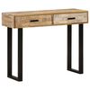 vidaXL Table console 100x30x75 cm Bois de manguier massif