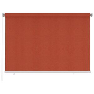 vidaXL Store roulant d'ext&eacute;rieur 225 (l) x 140 (H) cm couleur terre cuite HDPE
