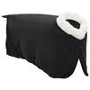 vidaXL Couverture &Eacute;quine Noir 85 cm Fleece polaire
