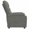 vidaXL Fauteuil inclinable Gris fonc&eacute; Tissu