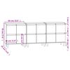 vidaXL Buffets 3 pcs ch&ecirc;ne fum&eacute; 60x35x70 cm bois d'ing&eacute;nierie