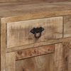 vidaXL Buffet avec &eacute;tag&egrave;res Bois de manguier massif 120x35x200 cm