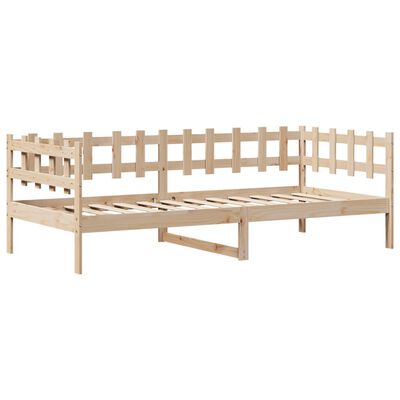 vidaXL Lit de jour avec tiroirs sans matelas 90x200 cm bois massif