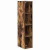 vidaXL Armoire suspendue avec stockage Ch&ecirc;ne fum&eacute; 20 x 29,5 x 100 cm