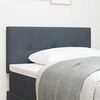 vidaXL T&ecirc;te de lit LED avec des lumi&egrave;res &agrave; LED Gris 100 cm Polyester