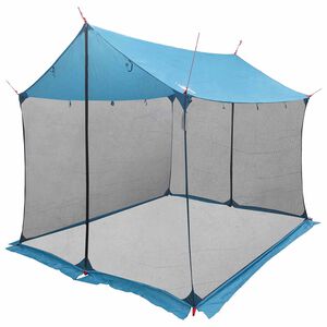 vidaXL Tarp de camping avec murs en maille 270 x 210 x 210 cm Bleu