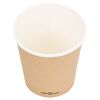 vidaXL Tasses &agrave; caf&eacute; en papier 200 ml 100 pcs Marron