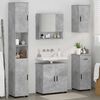 vidaXL Ensemble de mobilier de salle de bain 5 pcs Gris b&eacute;ton