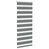 vidaXL Store z&egrave;bre gris fonc&eacute; largeur du tissu 50,9 cm polyester