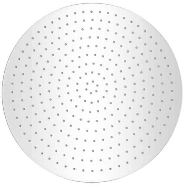 vidaXL T&ecirc;te de douche plongeante ronde en acier inoxydable 50 cm