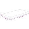 vidaXL Panneau d'&eacute;tag&egrave;re 60x20x2,5 cm Bois de ch&ecirc;ne massif non trait&eacute;