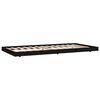 vidaXL Cadre de lit sans matelas noir 90x200 cm bois de pin massif