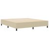 vidaXL Cadre de lit plateforme Vert gris 180 x 200 cm tissu