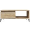 vidaXL Table basse Ch&ecirc;ne sonoma 90x50x36,5 cm Bois d'ing&eacute;nierie
