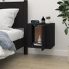 vidaXL Meuble TV mural Noir 40x34,5x40 cm