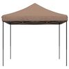 vidaXL Tente de réception pliable escamotable marron 292x292x315 cm