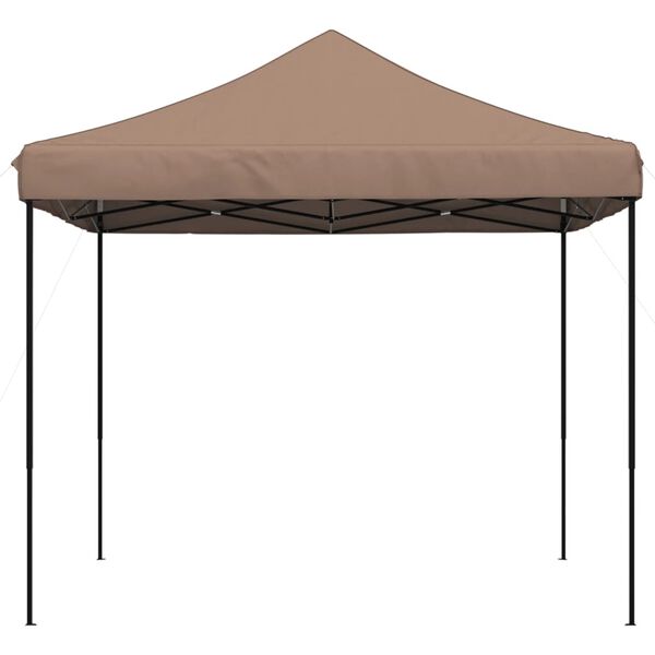 vidaXL Tente de réception pliable escamotable marron 292x292x315 cm
