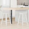 vidaXL Chaises de salle &agrave; manger 2 pcs Blanc 46 x 37 x 63 cm