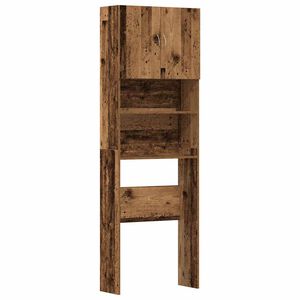 vidaXL Meuble de machine &agrave; laver vieux bois bois d'ing&eacute;nierie