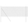vidaXL Cl&ocirc;ture en treillis m&eacute;tallique Gris 10 x 0,8 m Acier