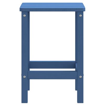 vidaXL Table de jardin Adirondack Bleu marine 38x38x46 cm PEHD
