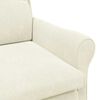 vidaXL fauteuil Cr&egrave;me 76 x 94 x 102 cm Velours