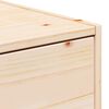 vidaXL Table de chevet Marron 50 x 32,5 x 24 cm Bois massif en pin
