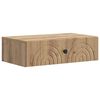 vidaXL Table d'appoint murale 59 x 34,5 x 17 cm Bois d'ing&eacute;nierie