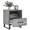 vidaXL Tables de chevet 2 pcs sonoma gris 40x35x47,5 cm