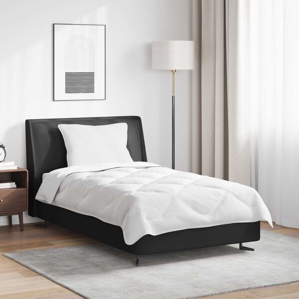 vidaXL Ensemble de Duvet avec oreiller 2 pcs Blanc Microfibre