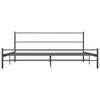 vidaXL Cadre de lit sans matelas gris m&eacute;tal 180x200 cm
