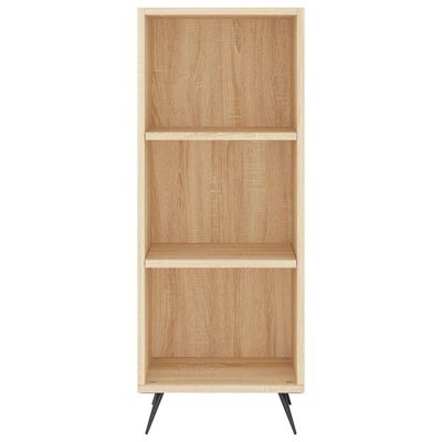 vidaXL Buffet haut Chêne sonoma 34,5x34x180 cm Bois d'ingénierie