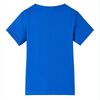 T-shirt pour enfants bleu vif 116