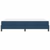 vidaXL Lit &agrave; ressorts avec matelas Bleu 140 x 200 cm tissu