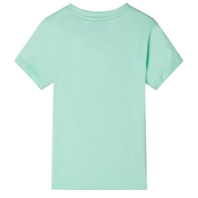 T-shirt enfants à manches courtes vert clair 92