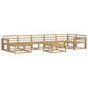 vidaXL Ensemble de canap&eacute;s d'ext&eacute;rieur 8 pc Blanc Bois d'Acacia Massif