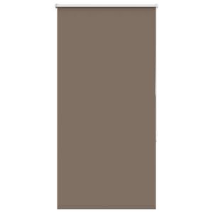 vidaXL Store enrouleur occultant caf&eacute; 80x130cm largeur du tissu 75,7cm