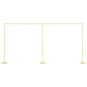 vidaXL Arche de mariage Dor&eacute; 657 x 35 x 300 cm Acier