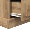 vidaXL Cabinet de chevet avec tiroir Ch&ecirc;ne artisanal 36 x 43 x 60 cm