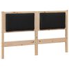 vidaXL T&ecirc;te de lit Marron Bois massif en pin