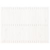 vidaXL T&ecirc;te de lit murale Blanc 146,5x3x110 cm Bois massif de pin