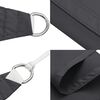 vidaXL Voile de parasol tissu oxford triangulaire 3x4x4 m anthracite