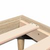 vidaXL Cadre de lit sans matelas ch&ecirc;ne sonoma 120x200 cm