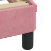 vidaXL Cadre de lit sans matelas Hanko rose 100x200 cm velours