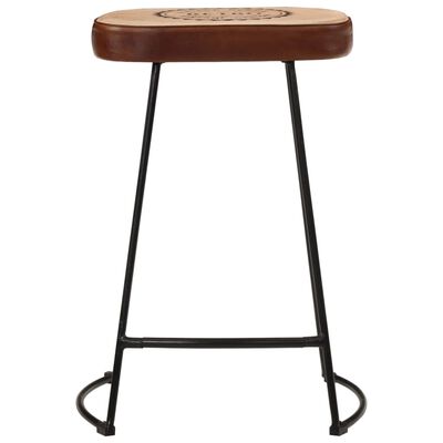 vidaXL Tabourets de bar lot de 2 marron foncé 41x29x62 cm